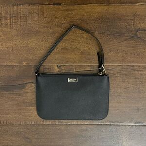 Kate Spade Black Saffiano Leather Wristlet Wallet